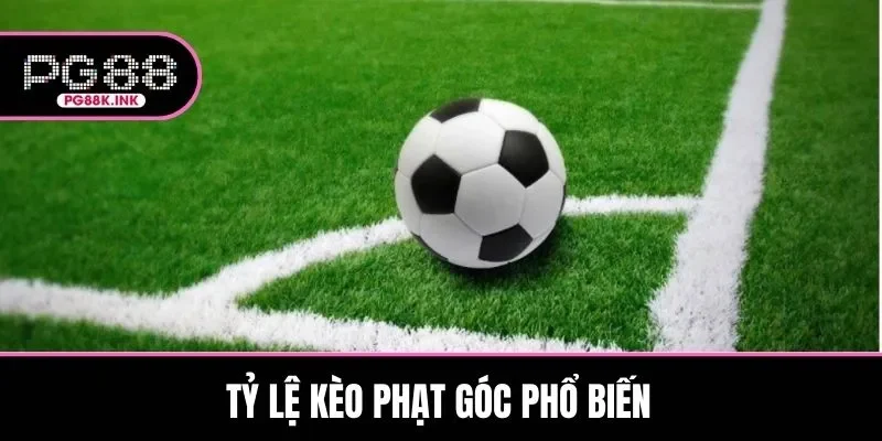 Tỷ lệ kèo phạt góc phổ biến tại nhà cái trực tuyến